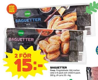 Coop Baguetter erbjuda
