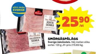 Coop Smörgåspålägg erbjuda