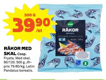 Coop Räkor med skal erbjuda