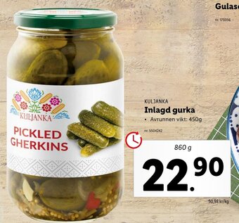 Lidl Inlagd Gurka erbjuda