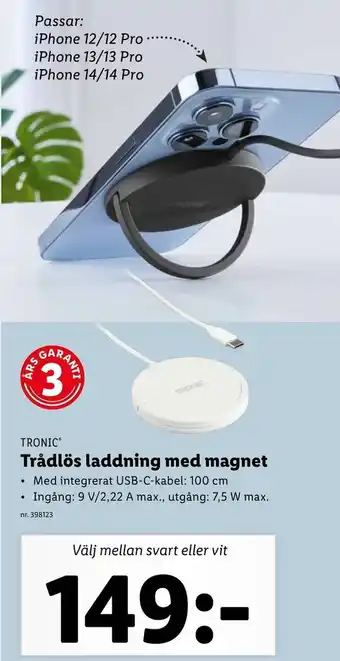 Trådlös Laddning med Magnet