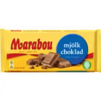 Snabbgross Mjölkchoklad chokladkaka marabou 100g erbjuda