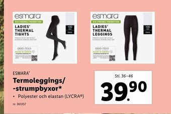 Lidl Termoleggings/-Strumpbyxor erbjuda