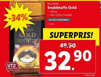Lidl Snabbkaffe Gold erbjuda