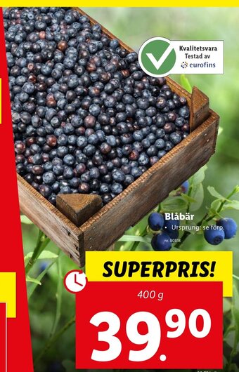 Lidl Blåbär erbjuda