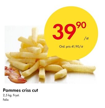 Snabbgross Pommes Criss Cut erbjuda