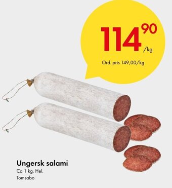 Snabbgross Ungersk Salami erbjuda
