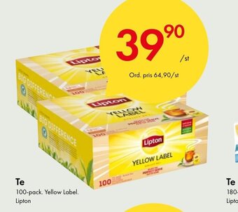 Snabbgross Lipton Te erbjuda