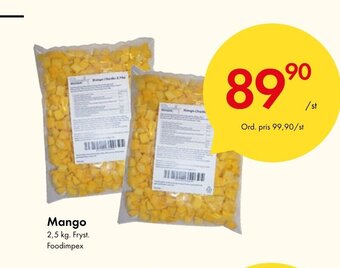 Snabbgross Mango erbjuda