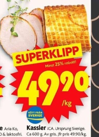 ICA Supermarket Kassler erbjuda