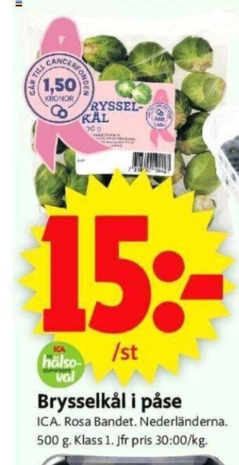 Brysselkål i Påse