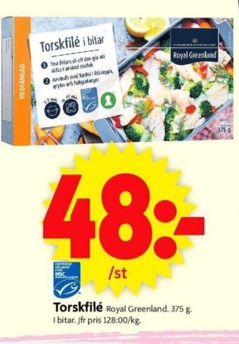 ICA Supermarket Torskfilé erbjuda