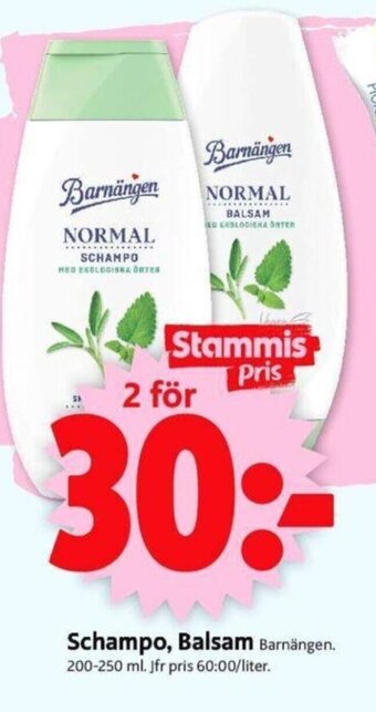 ICA Supermarket Schampo, Balsam erbjuda