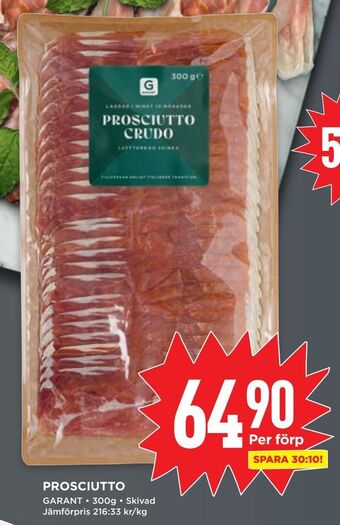 Willys Prosciutto erbjuda