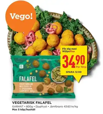 Vegetarisk falafel