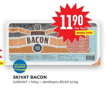 Willys Hemma Skivat bacon erbjuda