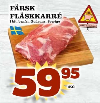 Matdax Färsk fläskkarré erbjuda