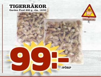 Matdax Tigerräkor erbjuda
