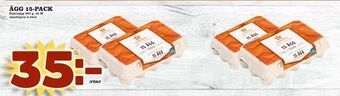 Matdax Ägg 15-pack erbjuda