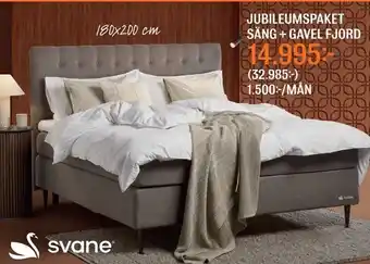 Mio Jubileumspaket säng + gavel fjord erbjuda