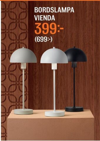 Mio Bordslampa vienda erbjuda