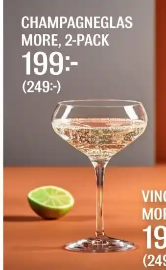 Mio Champagneglas more erbjuda