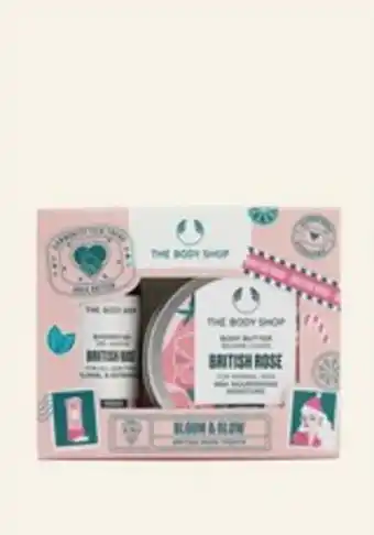 The Body Shop Bloom & glow british rose treats erbjuda