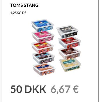Nielsen Discount Toms stang erbjuda