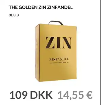 The golden zin zinfandel