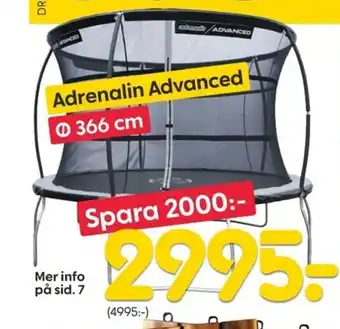 Rusta Adrenalin Advanced 366cm erbjuda