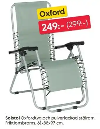 Solstol 61x88x97 cm