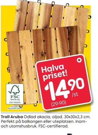 Rusta Trall Aruba erbjuda