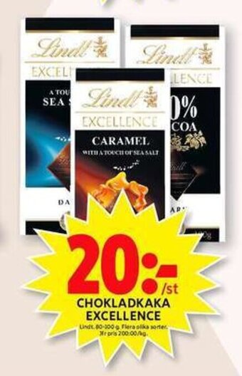 ICA Maxi Chokladkaka Excellence erbjuda
