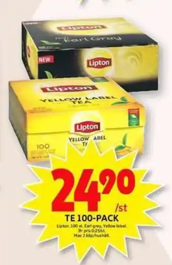 Lipton te 100-Pack