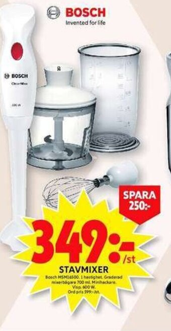 ICA Maxi Bosch Stavmixer erbjuda