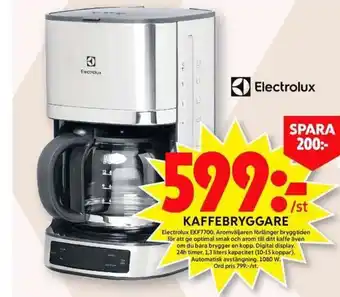 ICA Maxi Kaffebryggare Electrolux erbjuda