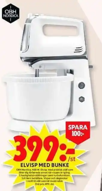ICA Maxi Elvisp med Bunke erbjuda