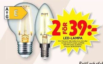 ICA Maxi Led-Lampa erbjuda