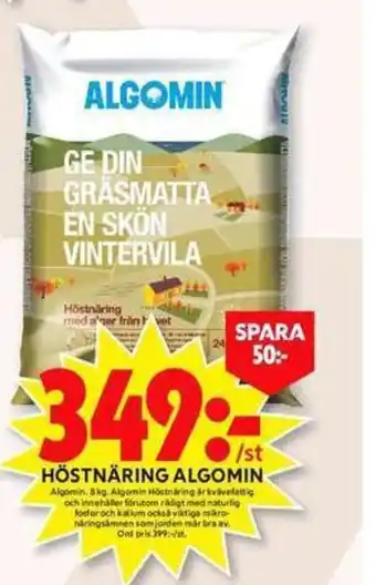 ICA Maxi Höstnäring Algomin erbjuda