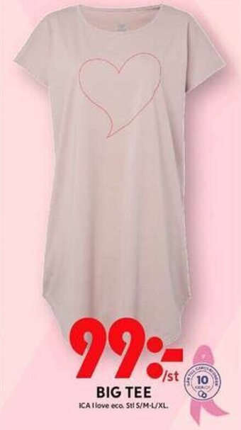 ICA Maxi Big Tee erbjuda