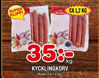 Nya Pulsen Kycklingkorv erbjuda