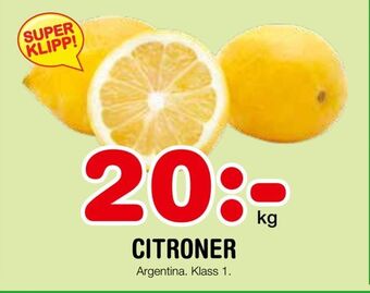 Nya Pulsen Citroner erbjuda