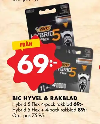 Bic hyvel & rakblad