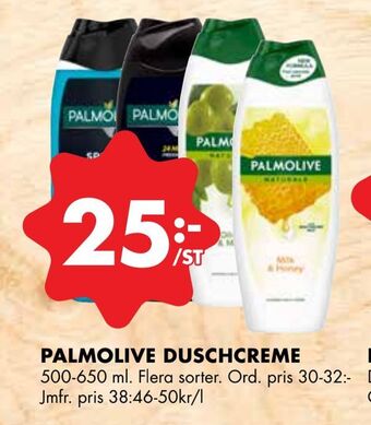 ÖoB Palmolive duschcreme erbjuda