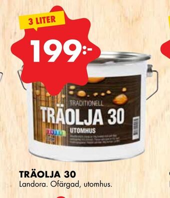 ÖoB Träolja 30 erbjuda