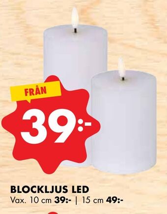 ÖoB Blockljus led erbjuda