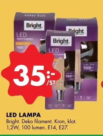 ÖoB Led lampa erbjuda