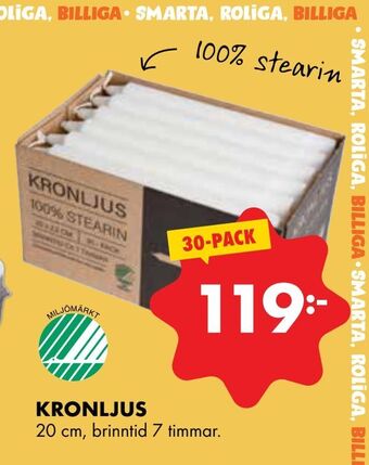 ÖoB Kronljus erbjuda