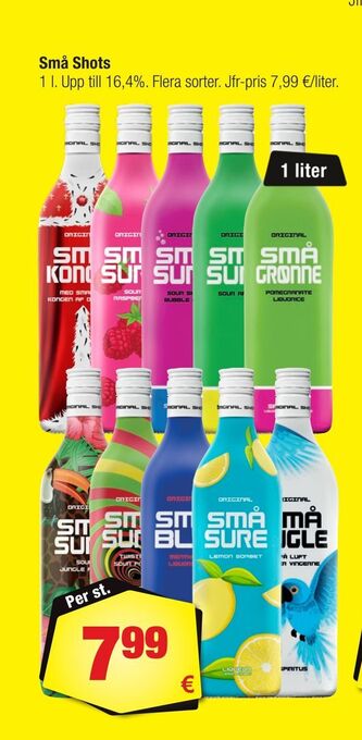 Calle Små shots erbjuda