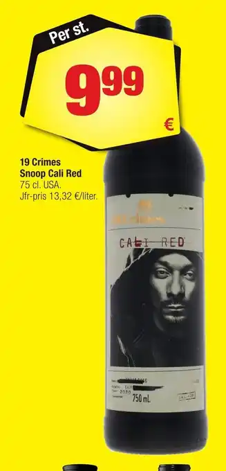 Calle 19 crimes snoop cali red erbjuda